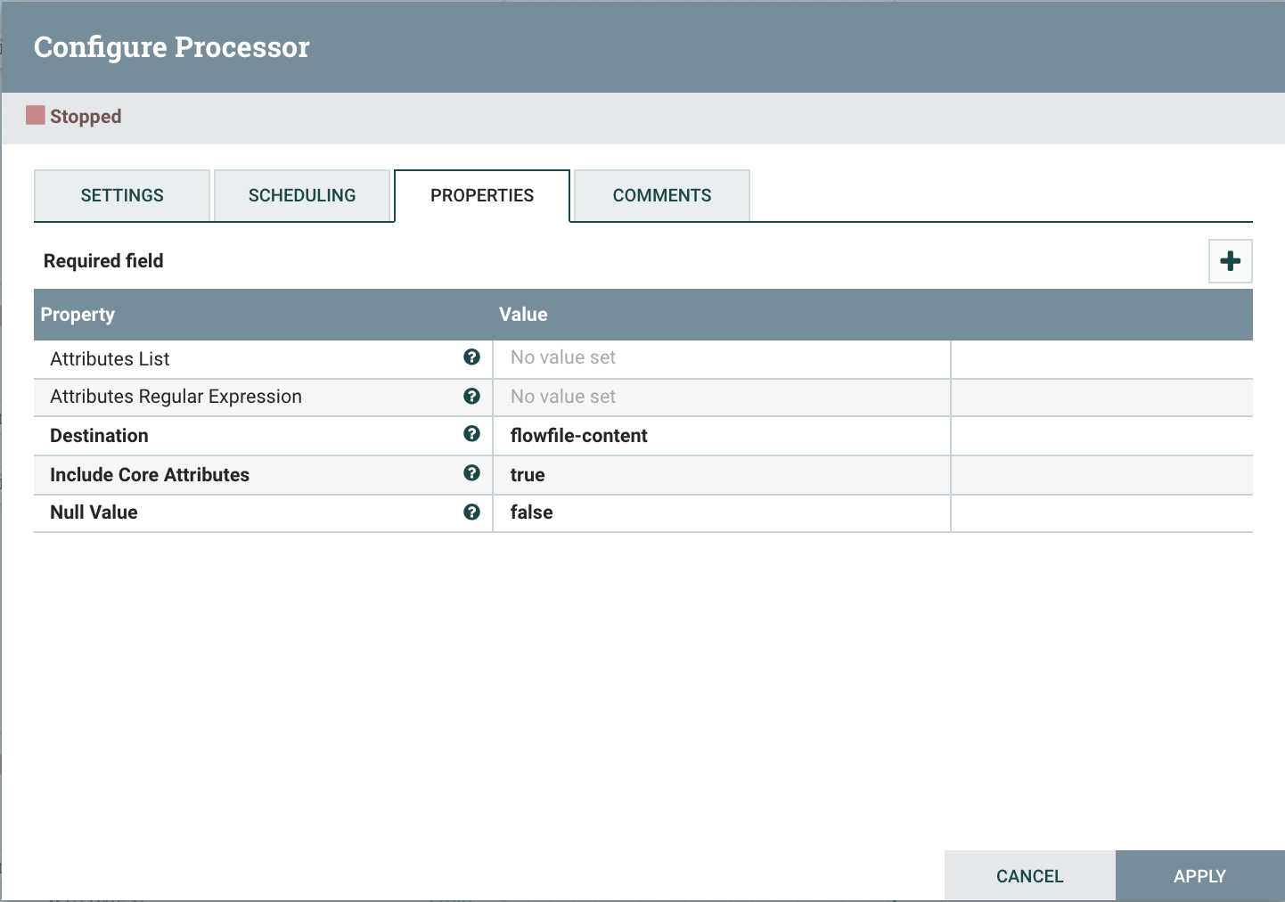 attributestojson